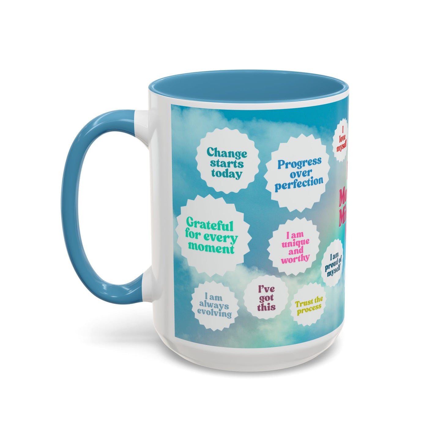 My Morning Mindset Mug, 11oz or 15oz, 7 color choices