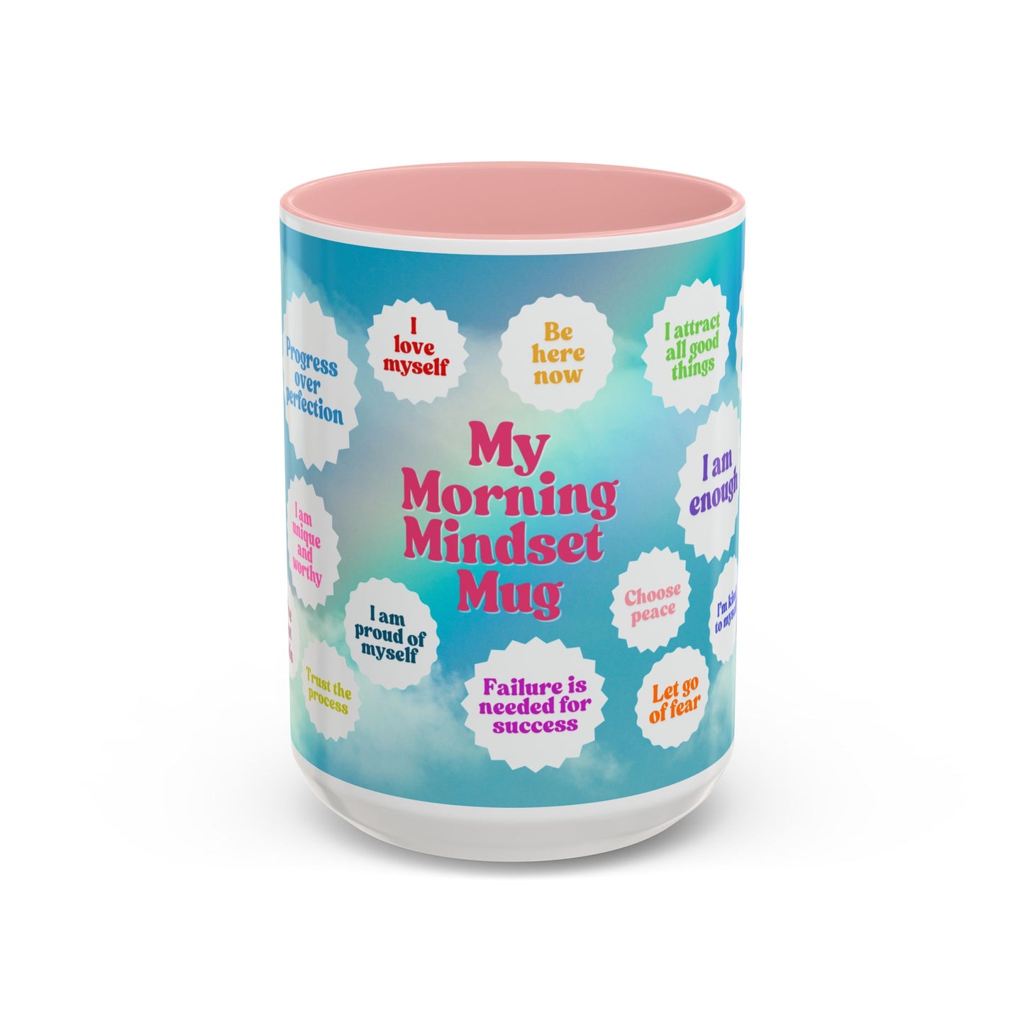 My Morning Mindset Mug, 11oz or 15oz, 7 color choices