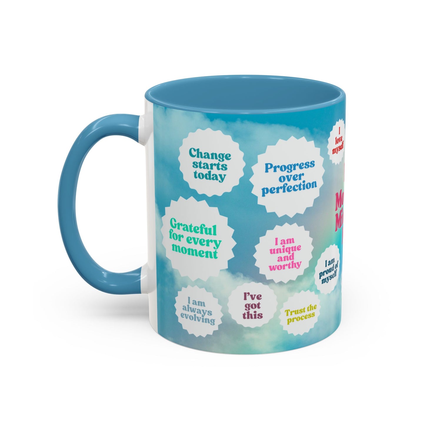 My Morning Mindset Mug, 11oz or 15oz, 7 color choices