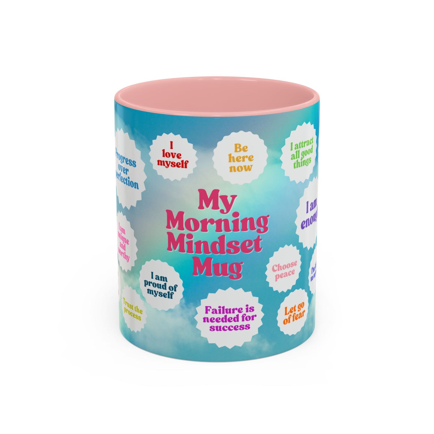 My Morning Mindset Mug, 11oz or 15oz, 7 color choices