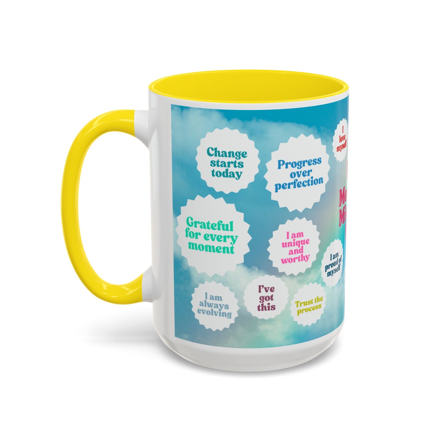 My Morning Mindset Mug, 11oz or 15oz, 7 color choices