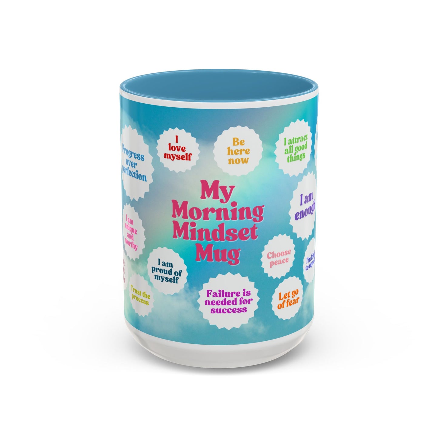 My Morning Mindset Mug, 11oz or 15oz, 7 color choices