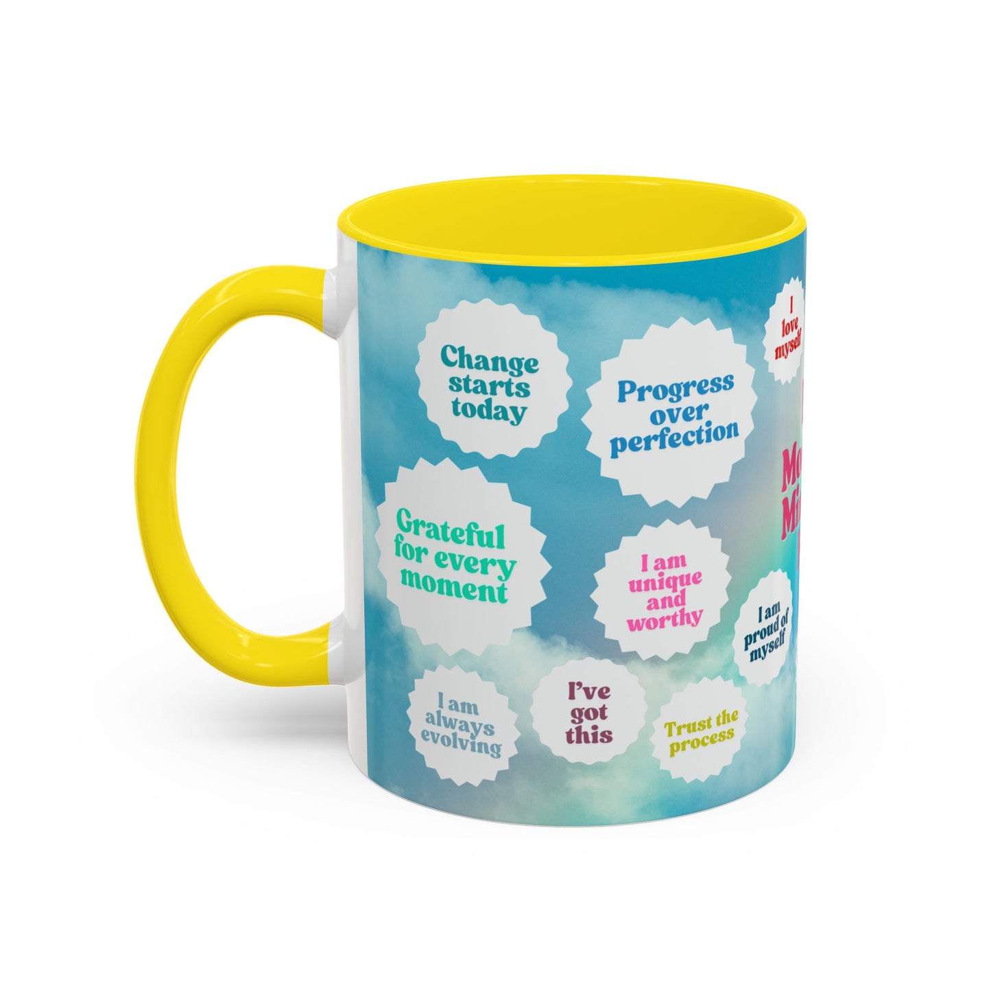 My Morning Mindset Mug, 11oz or 15oz, 7 color choices