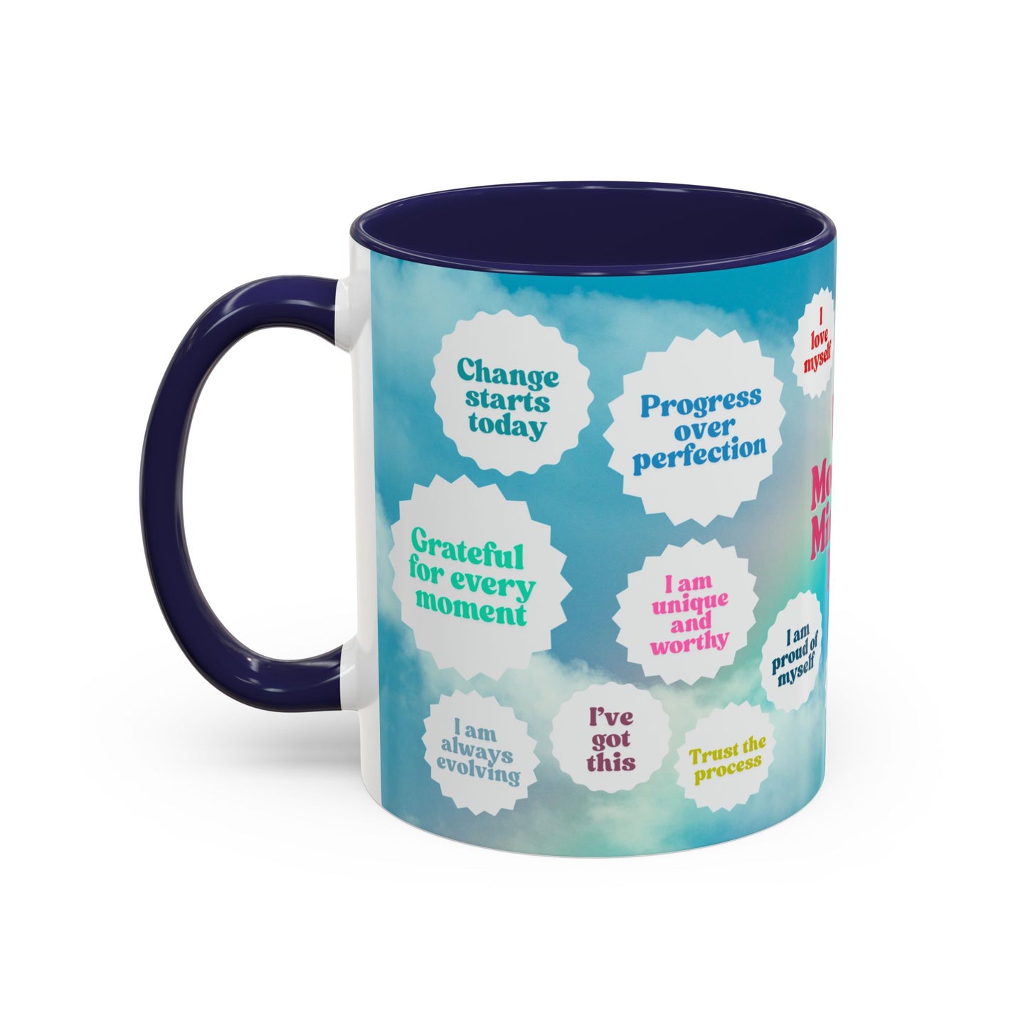 My Morning Mindset Mug, 11oz or 15oz, 7 color choices