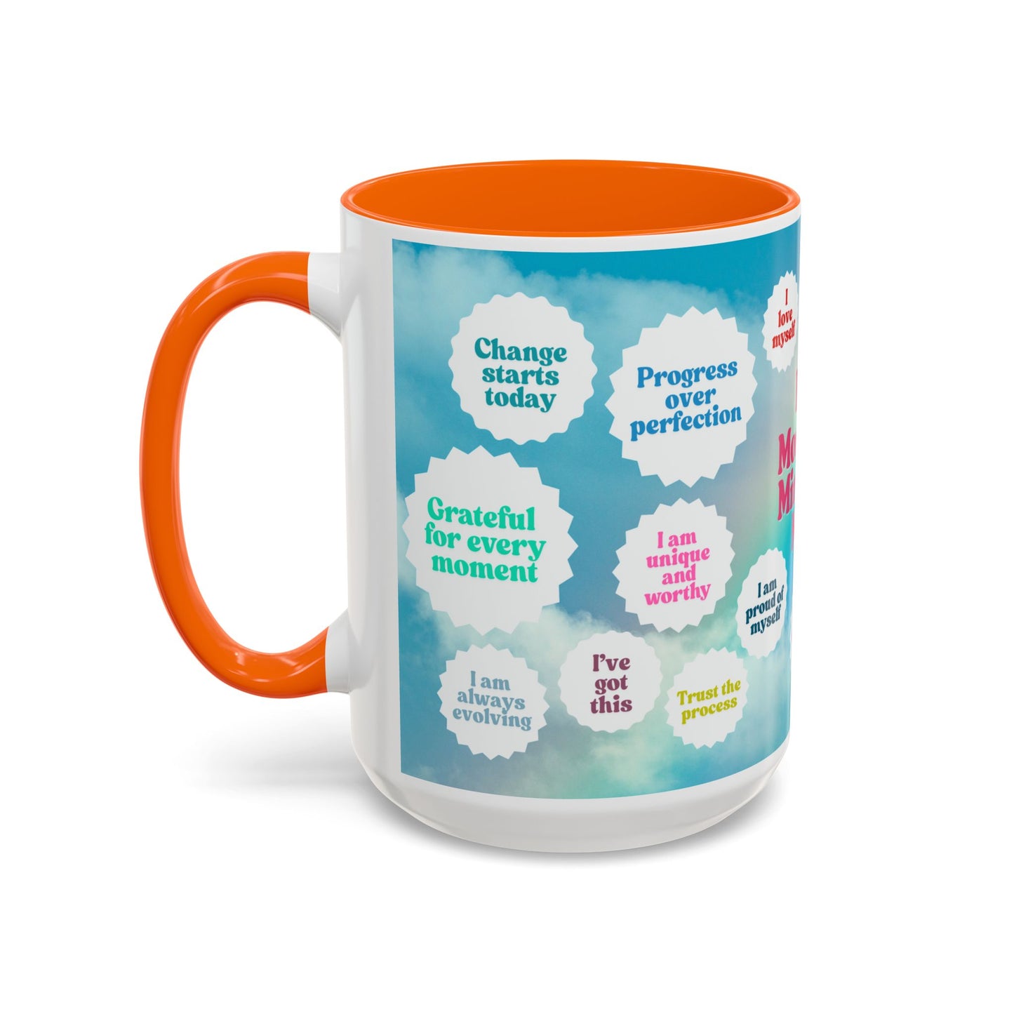 My Morning Mindset Mug, 11oz or 15oz, 7 color choices