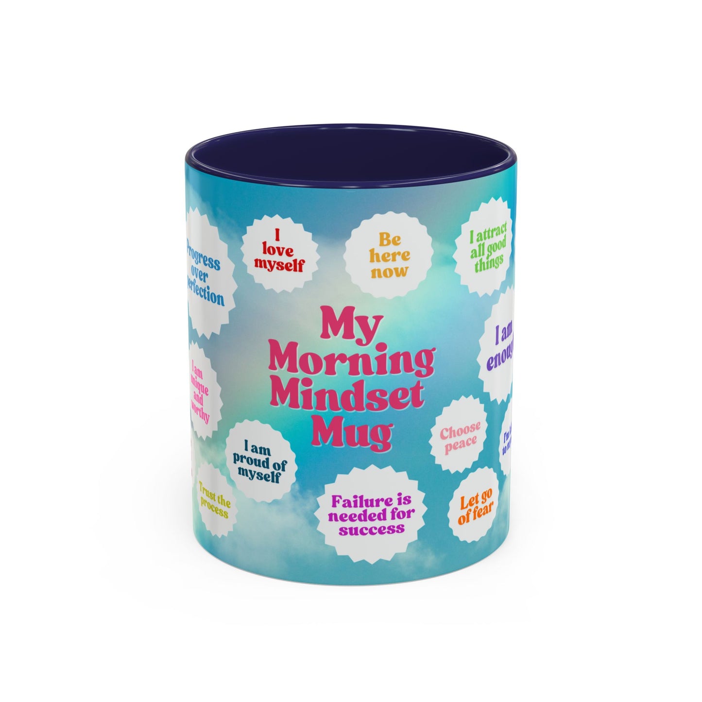 My Morning Mindset Mug, 11oz or 15oz, 7 color choices