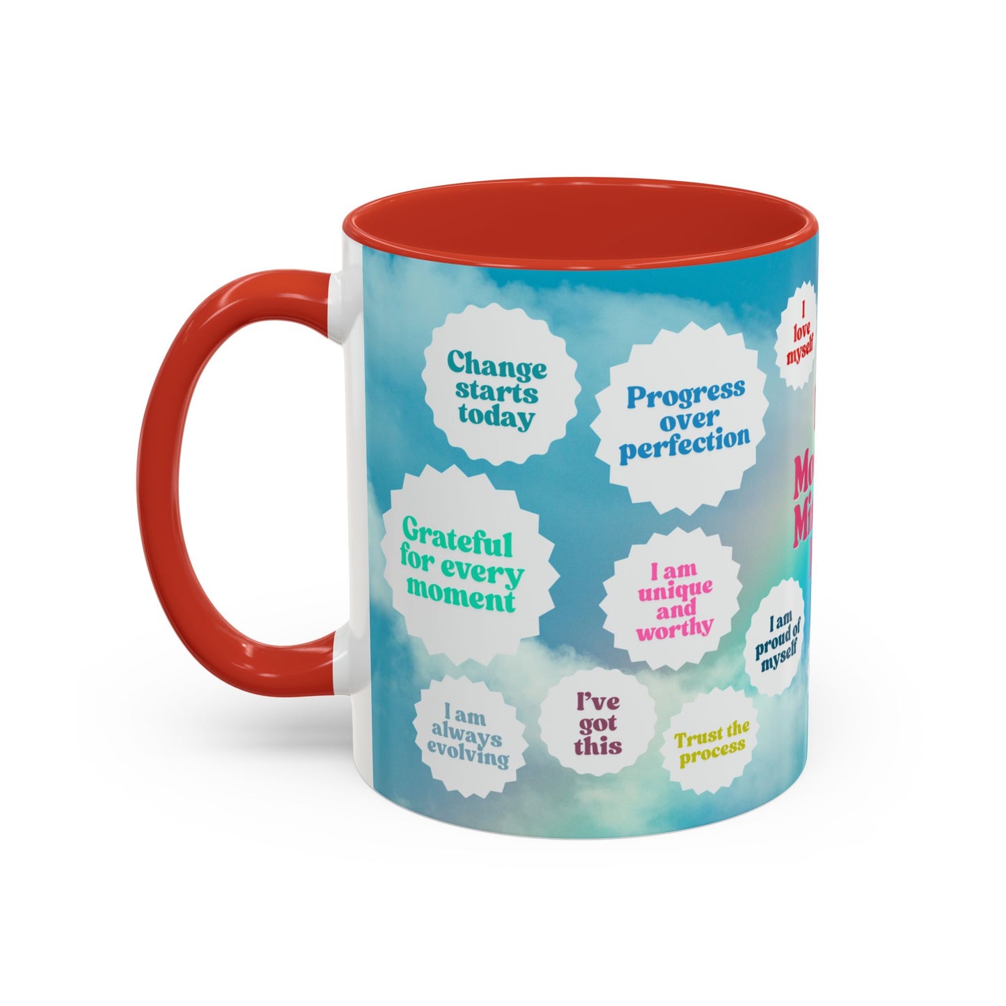 My Morning Mindset Mug, 11oz or 15oz, 7 color choices