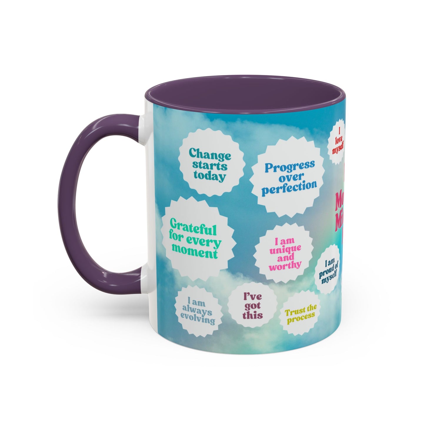 My Morning Mindset Mug, 11oz or 15oz, 7 color choices