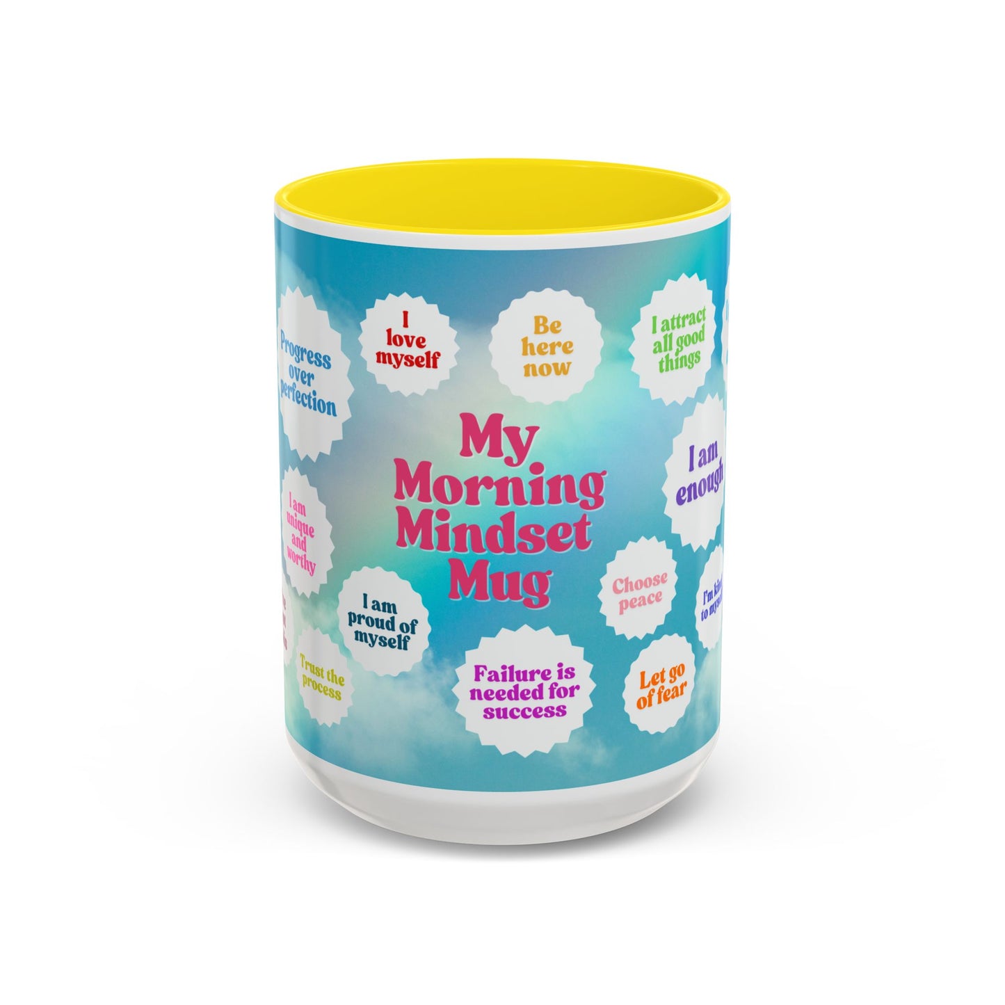 My Morning Mindset Mug, 11oz or 15oz, 7 color choices