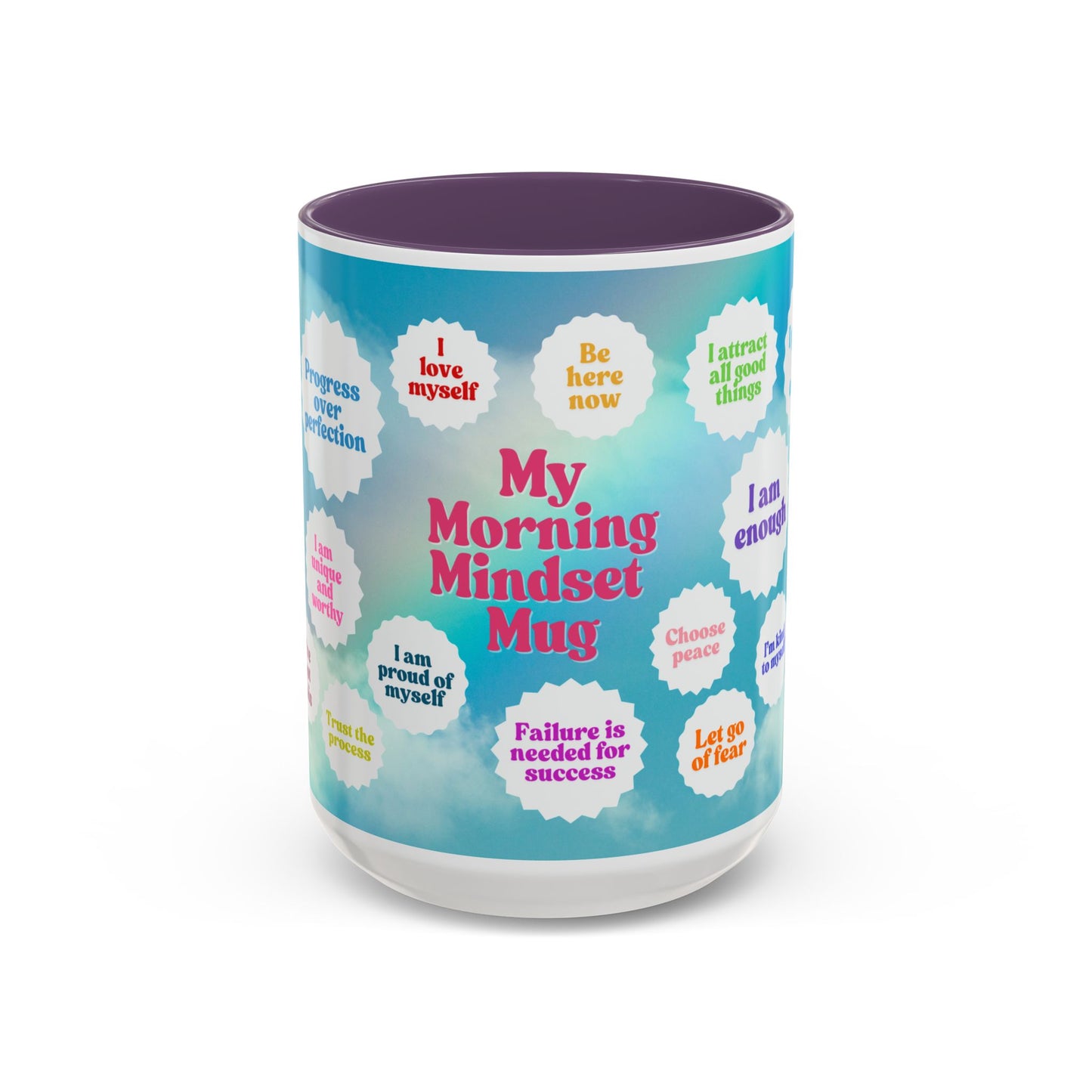 My Morning Mindset Mug, 11oz or 15oz, 7 color choices