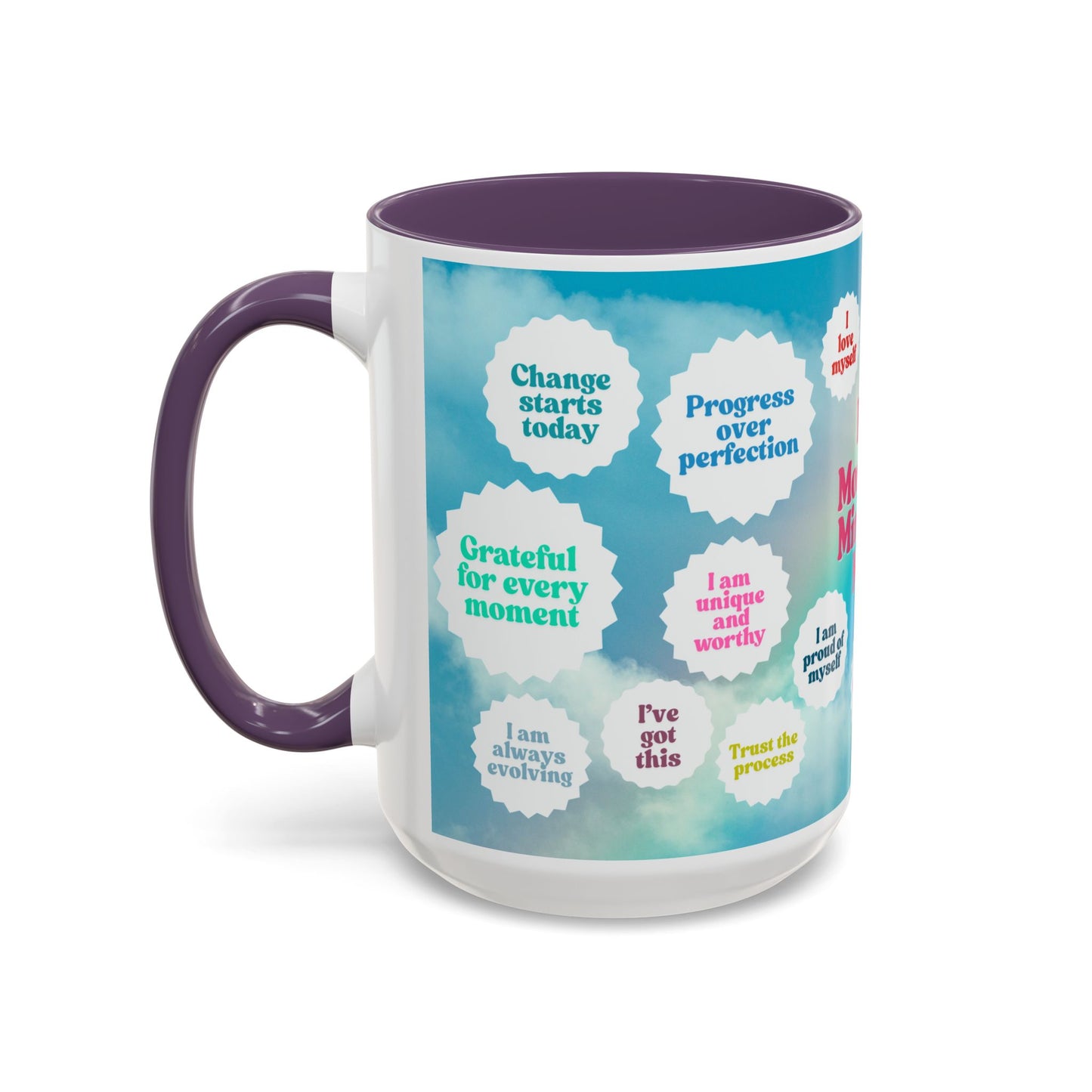 My Morning Mindset Mug, 11oz or 15oz, 7 color choices