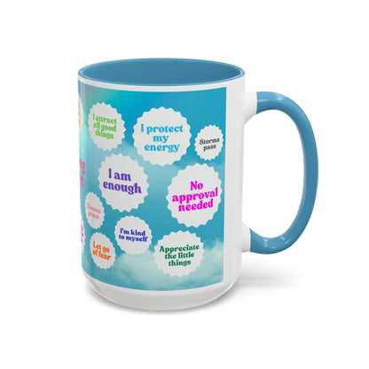 My Morning Mindset Mug, 11oz or 15oz, 7 color choices