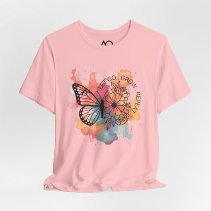 Let Go, Grow, Repeat T-Shirt, XS-5X, 9 colors