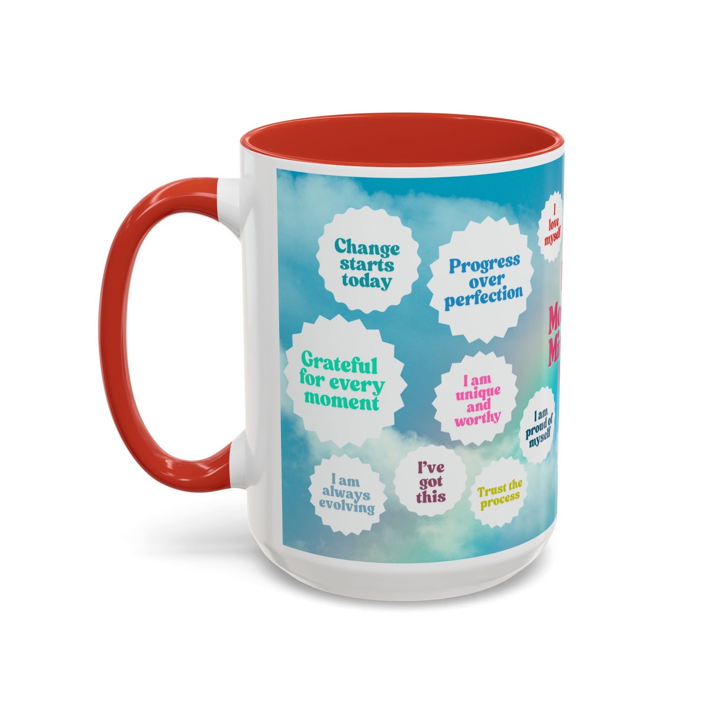My Morning Mindset Mug, 11oz or 15oz, 7 color choices